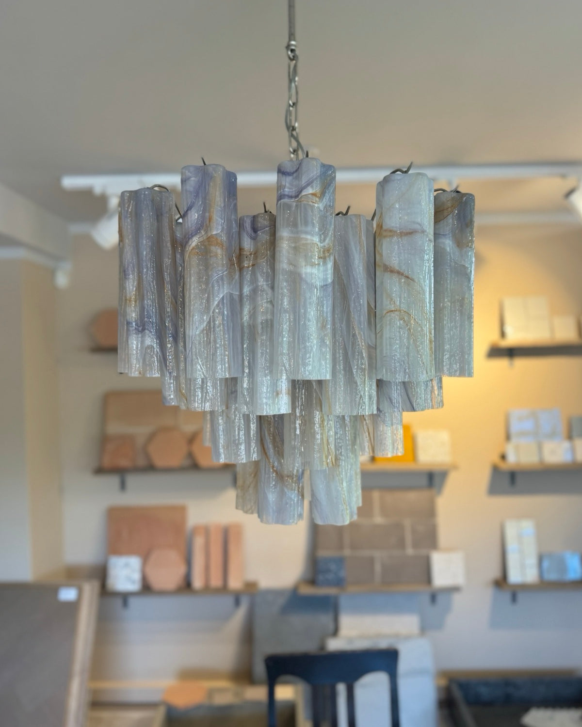 Murano Chandelier 36 Glass Tubes