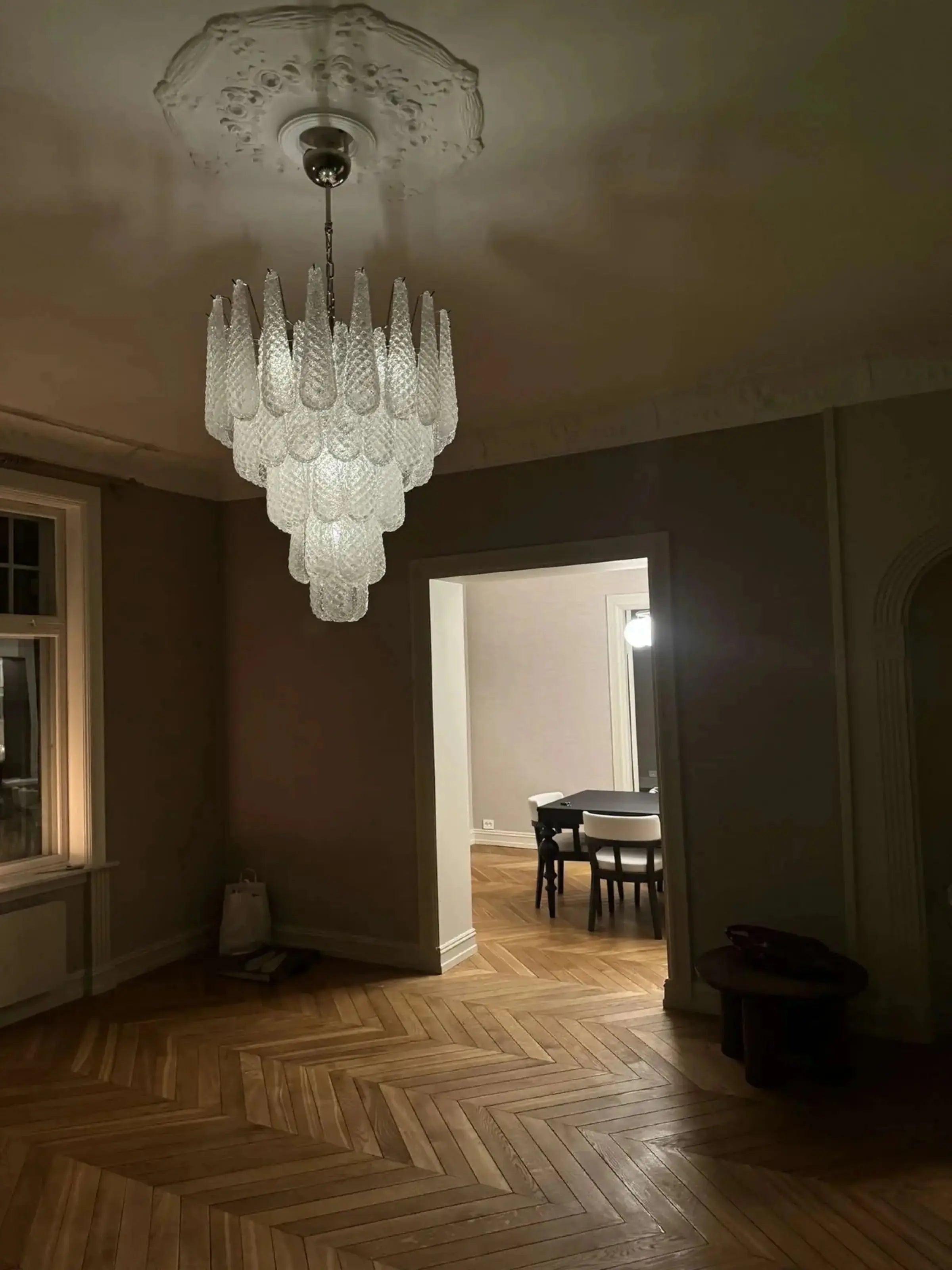 Murano Lysekrone Dråpe 52 Glass Murano Studio