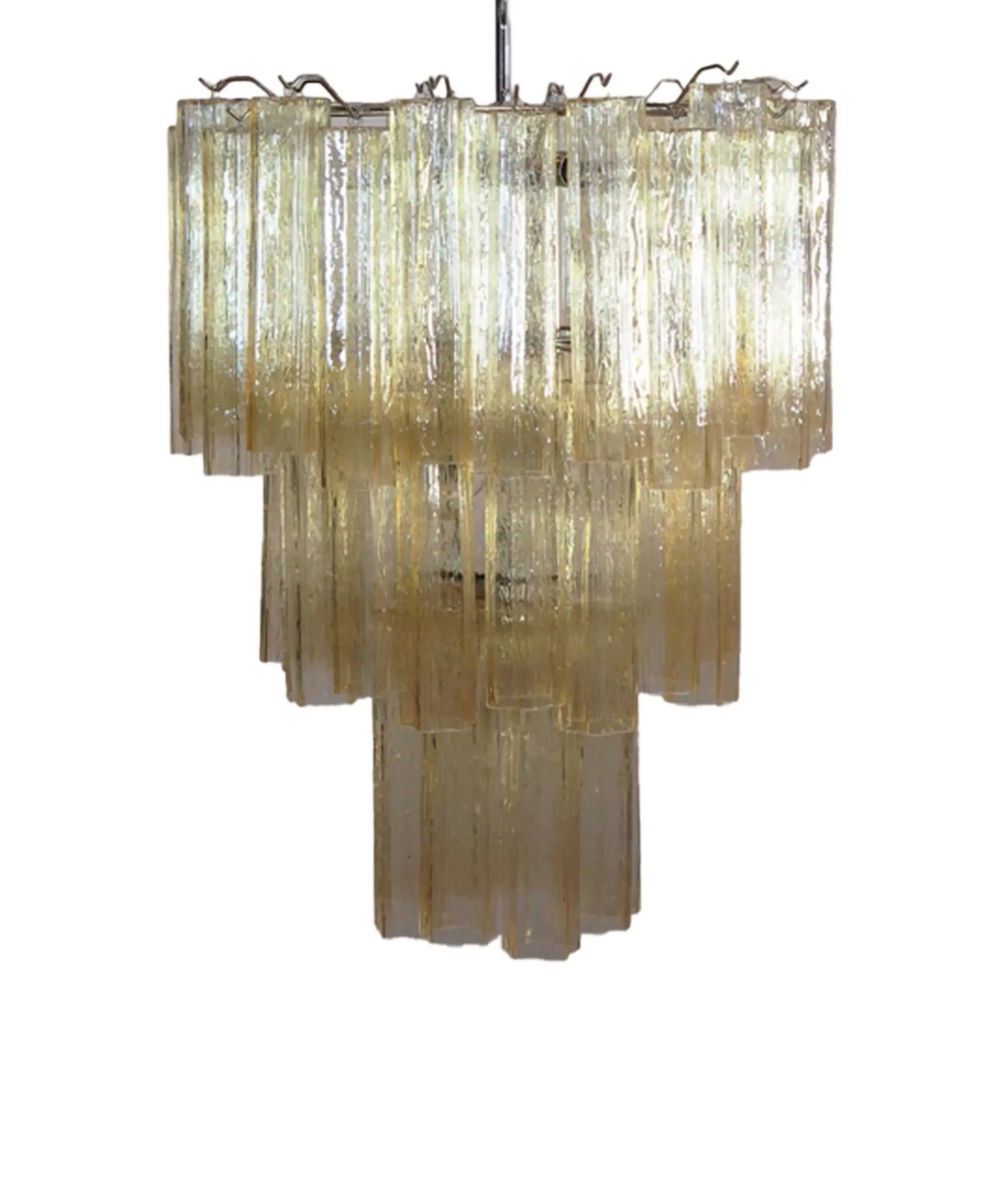 Murano Lysekrone 48 Glassrør Murano Studio