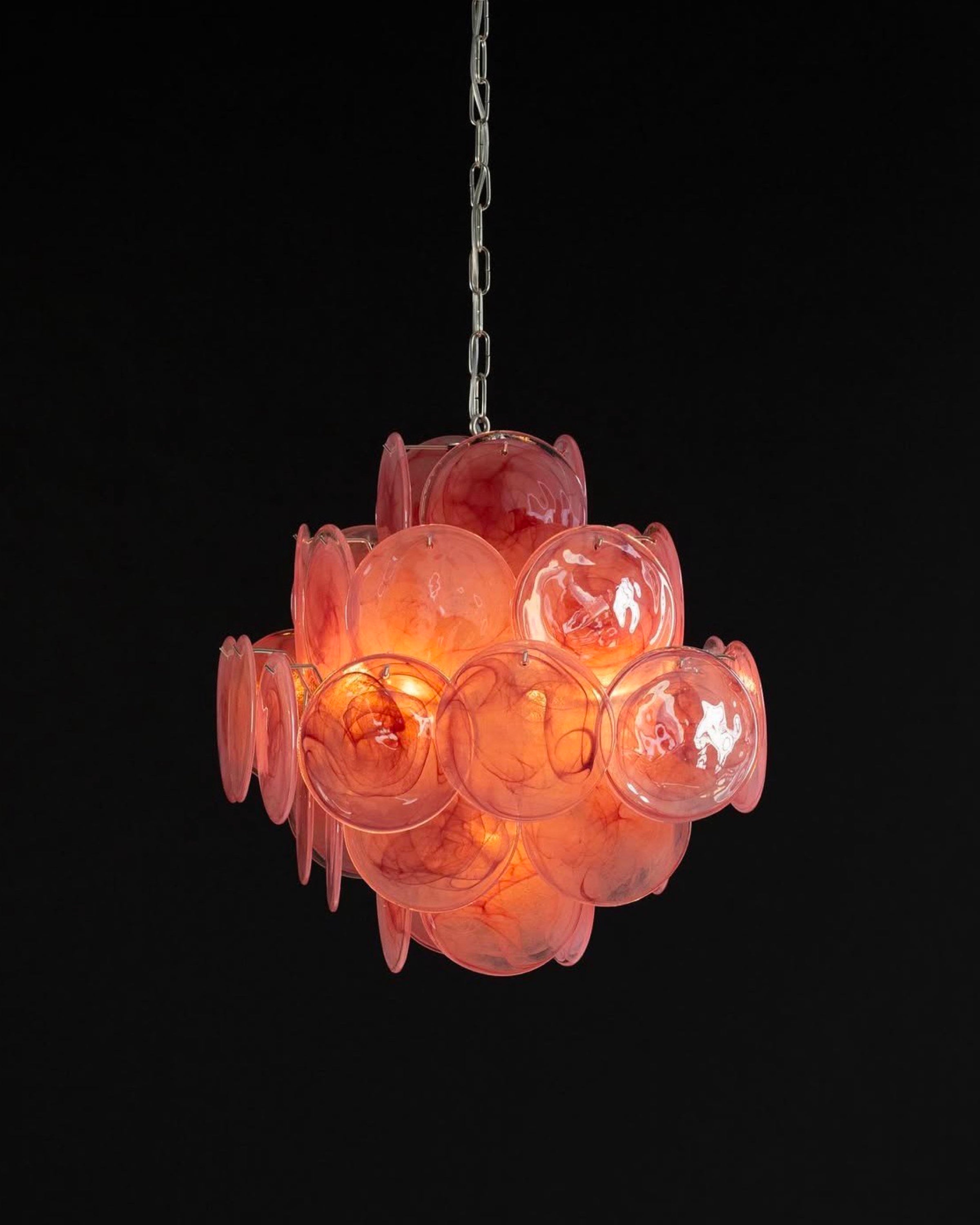 Murano Lysekrone Diskglass 36 Murano Studio