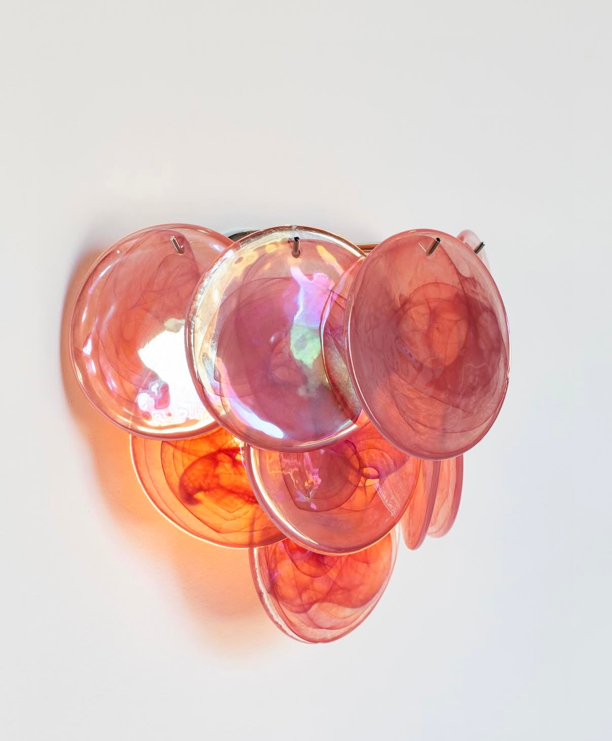 Murano vegglampe Disk 10 glass (2 stk) Murano Studio