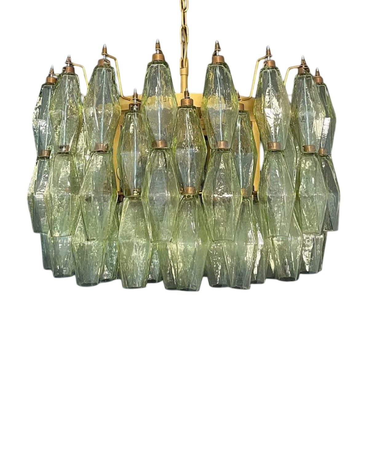 Murano Poliedri Lysekrone 107 glass