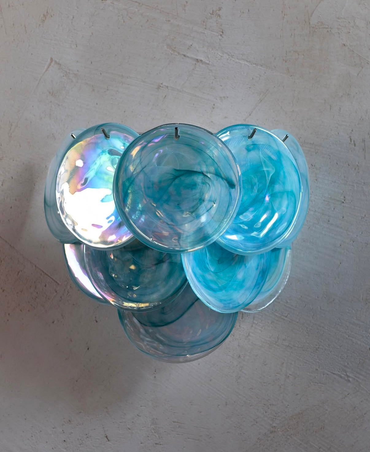 Murano vegglampe Disk 10 glass (2 stk) Murano Studio