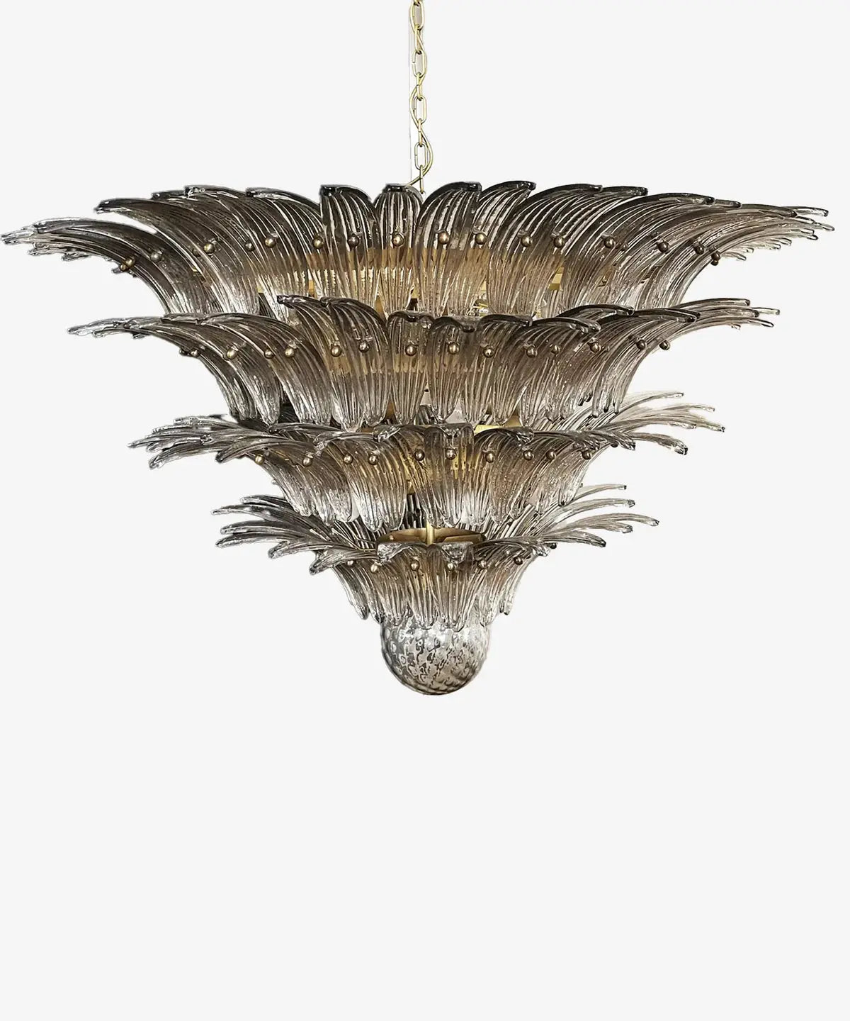 Murano Lysekrone Palmette 163 glass Murano Studio