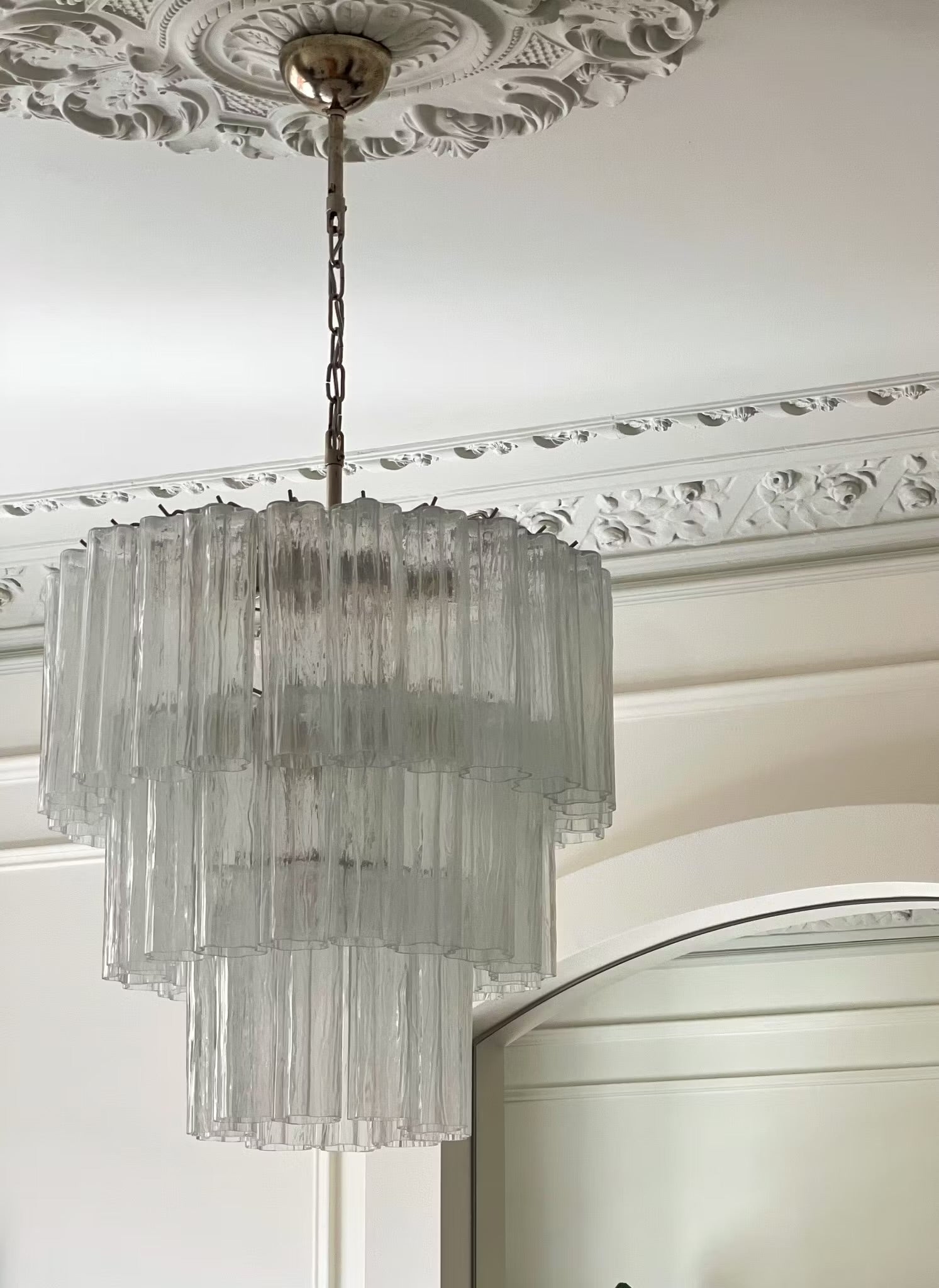 Murano Chandelier 52 Glass Tubes