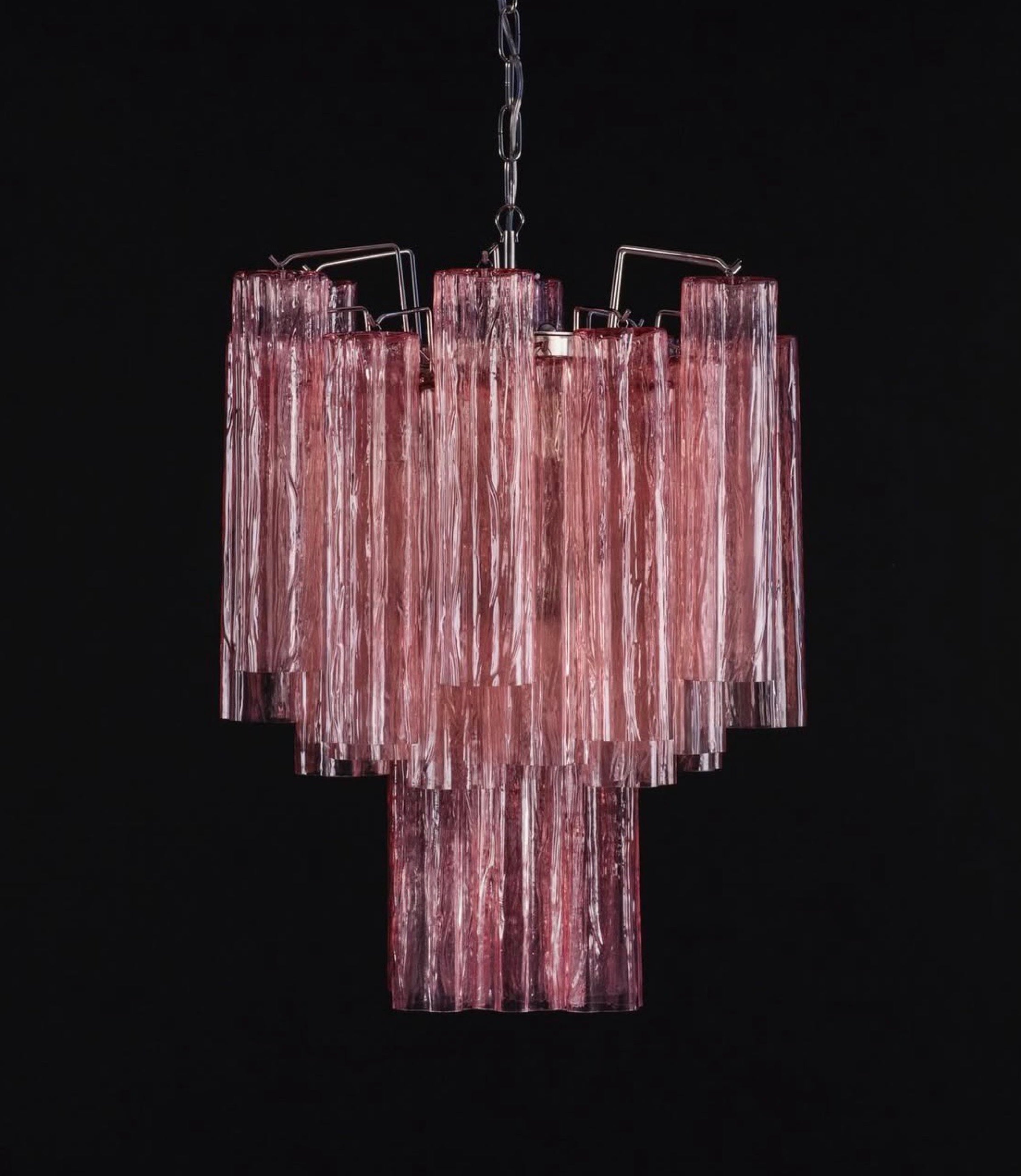 Murano Chandelier 30 Glass Tubes