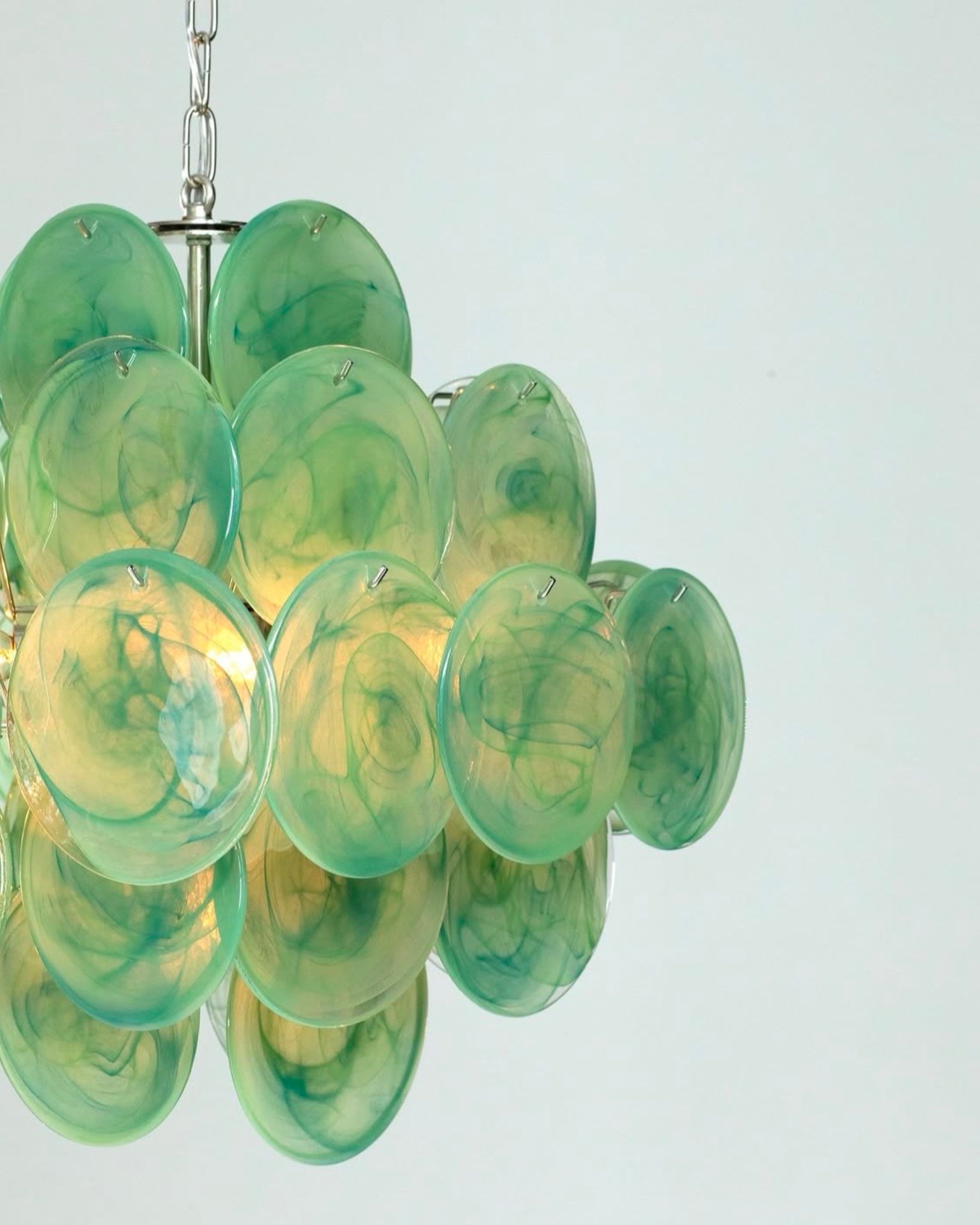 Murano Lysekrone Diskglass 36 Murano Studio