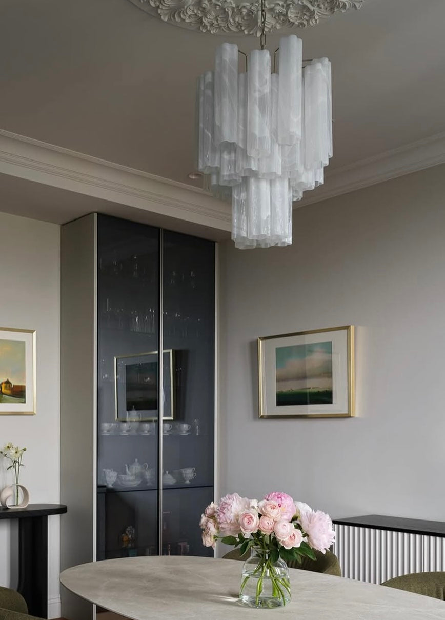 Murano Chandelier 30 Glass Tubes