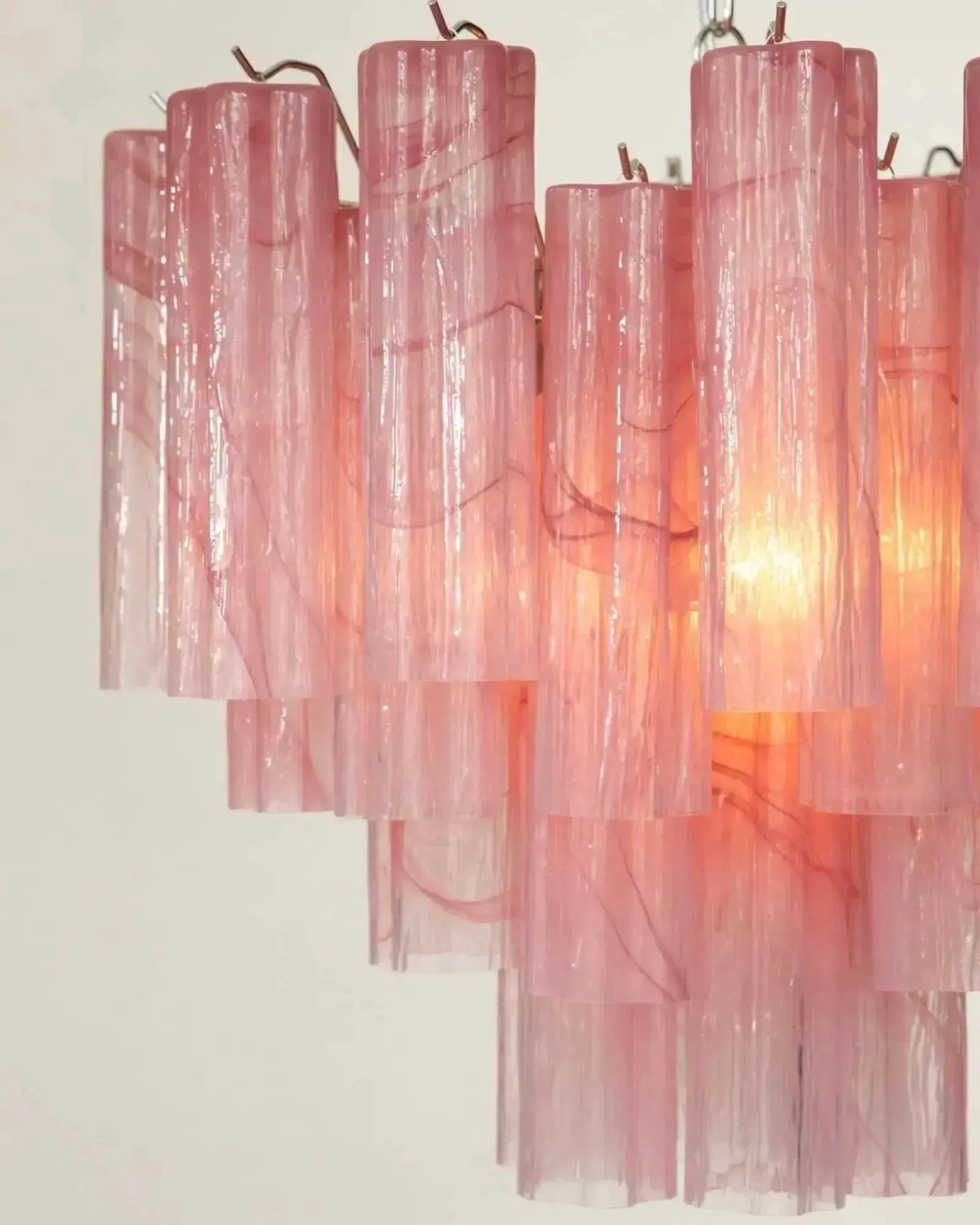 Murano Lysekrone 36 Glassrør Murano Studio