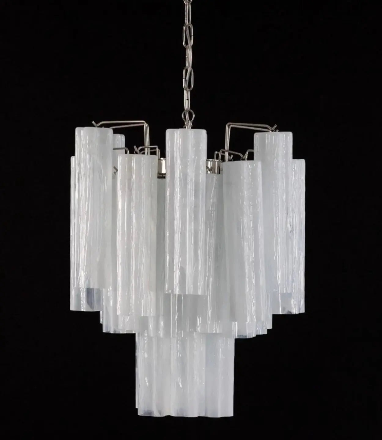 Murano Lysekrone 30 Glassrør Murano Studio