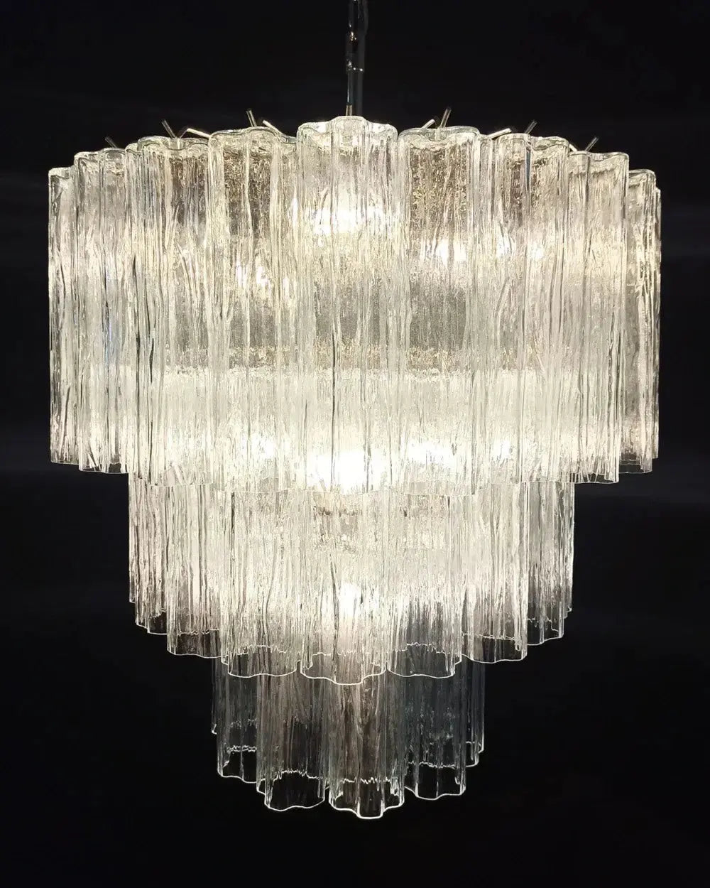 Murano Lysekrone 52 Glassrør Murano Studio