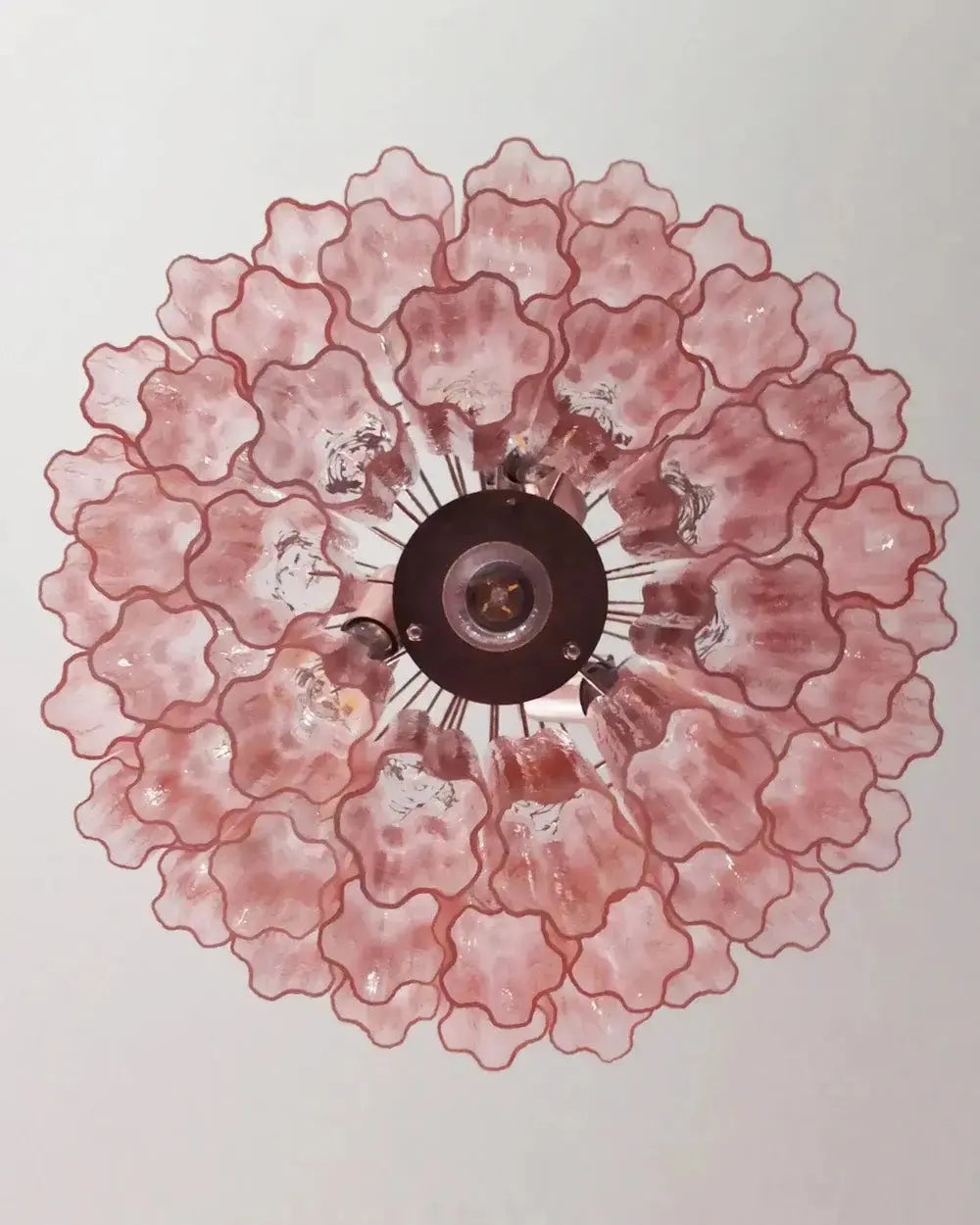 Murano Lysekrone 52 Glassrør Murano Studio