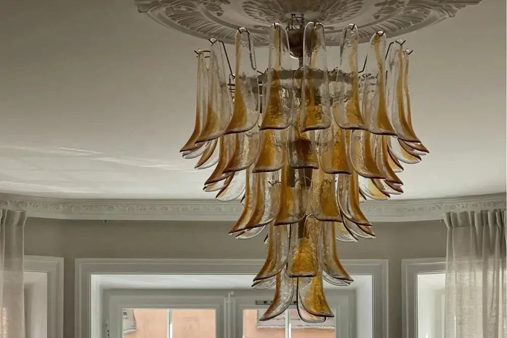 Murano Lysekrone Mazzega 52 Glass Murano Studio