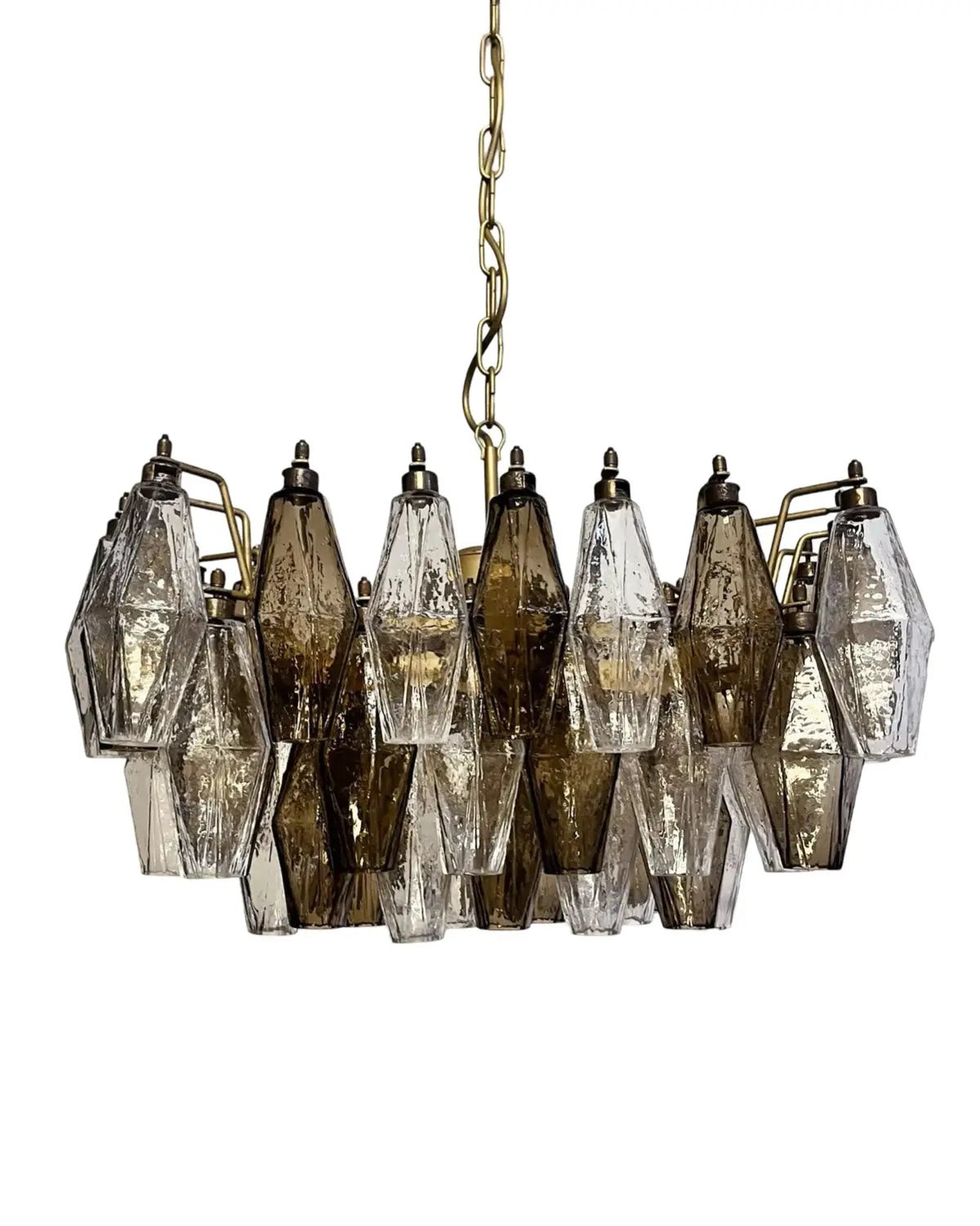 Poliedri 56 glass Murano Studio