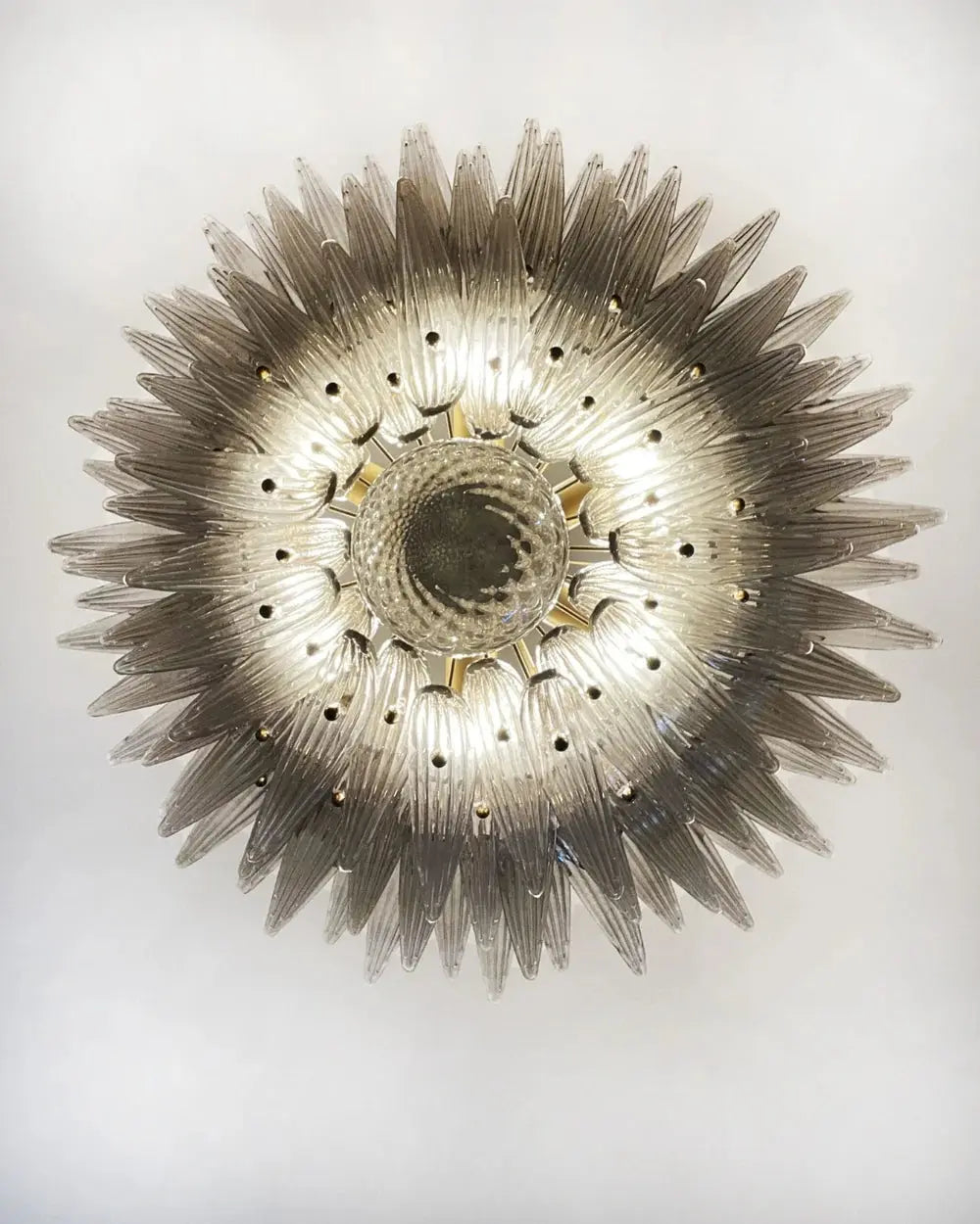 Murano Lysekrone Palmette 104 glass Murano Studio