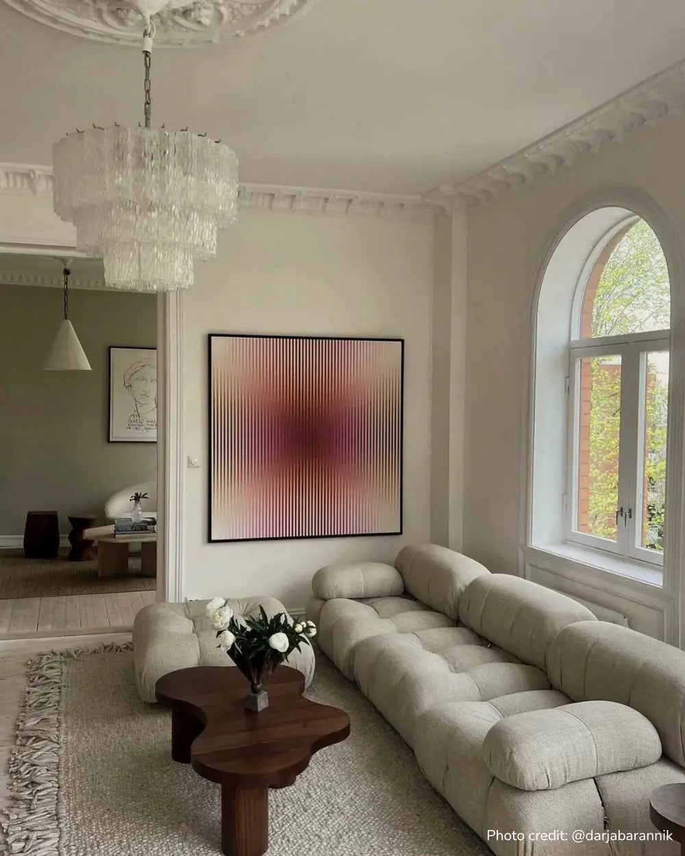 Murano Lysekrone Ice 52 Glassrør Murano Studio