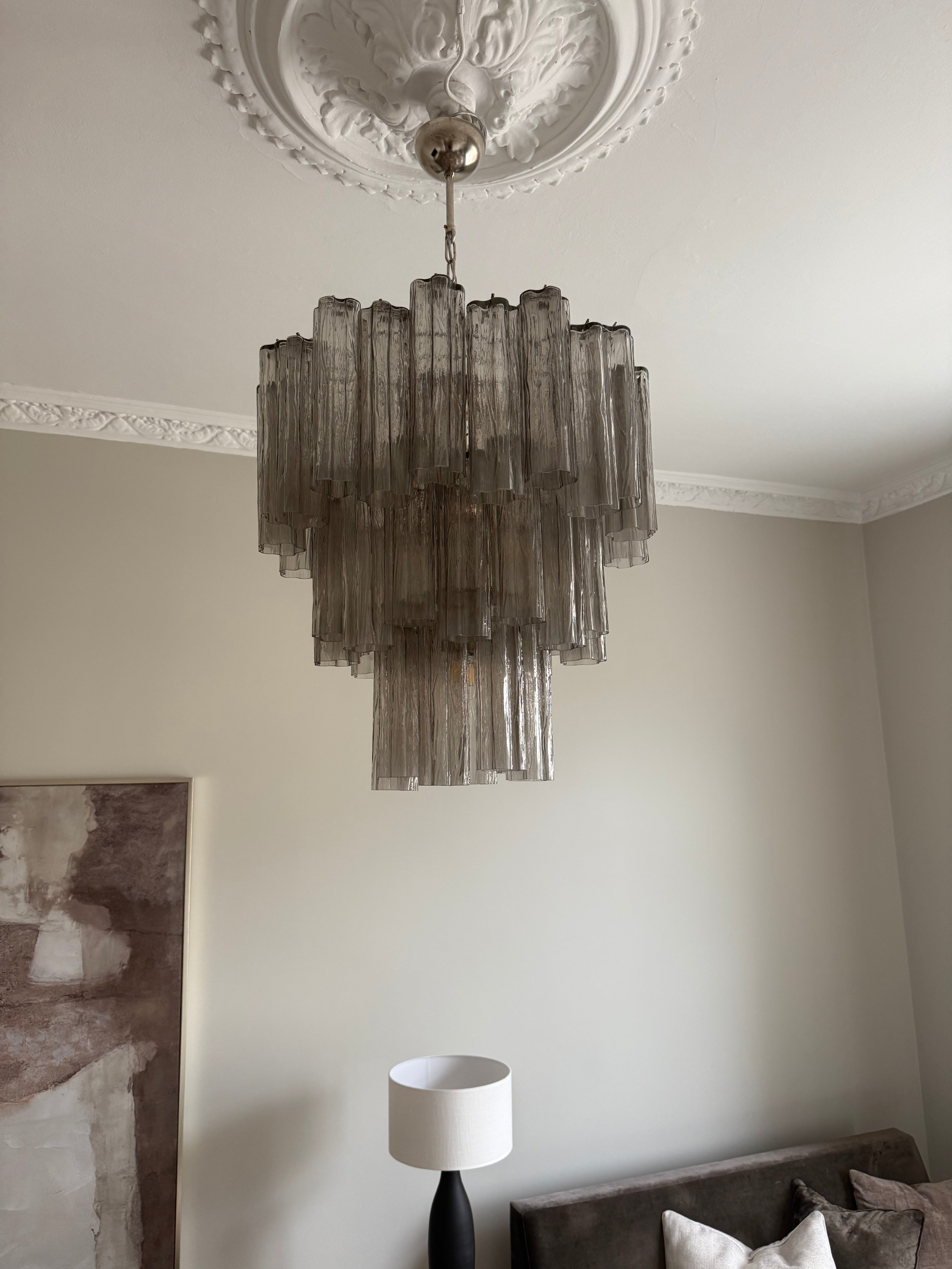 Murano Chandelier 48 Glass Tubes