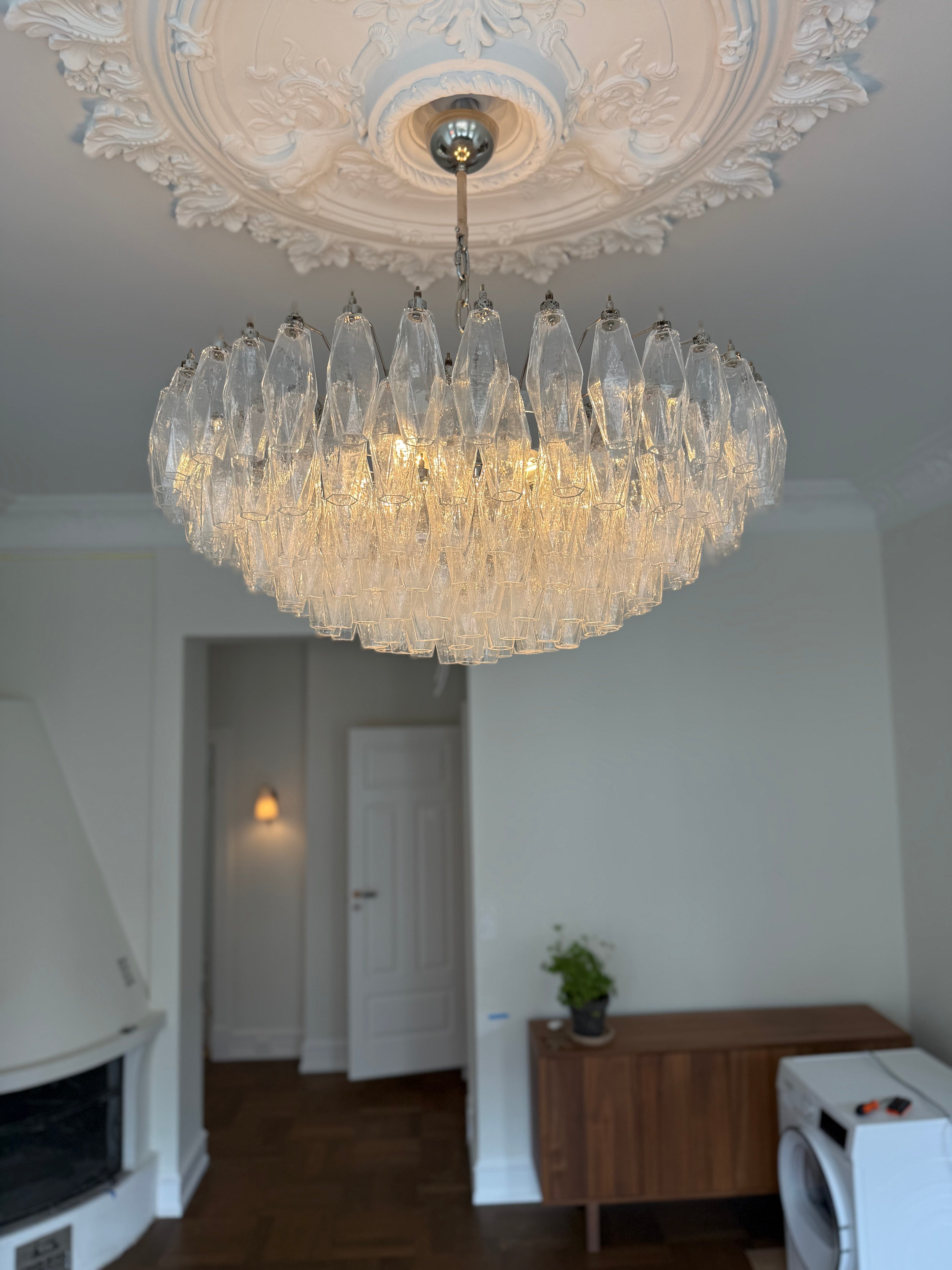 Murano Poliedri Chandelier - 185 glass