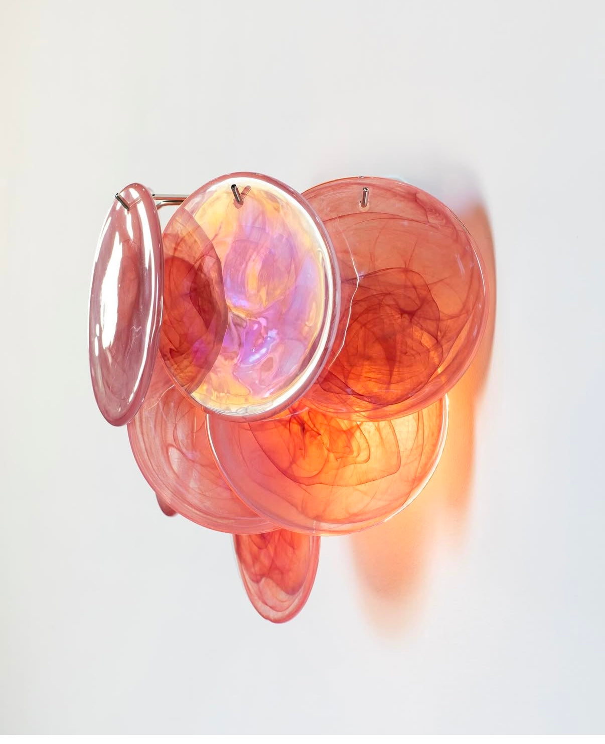 Murano vegglampe Disk 10 glass (2 stk) Murano Studio