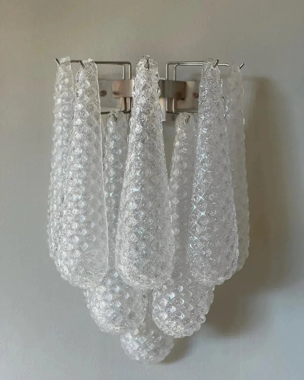 Murano vegglampe 10 dråpeglass (2 stk) Murano Studio