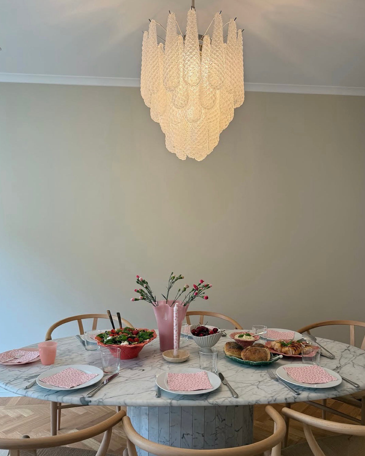 Murano Chandelier Drop 41 Glass