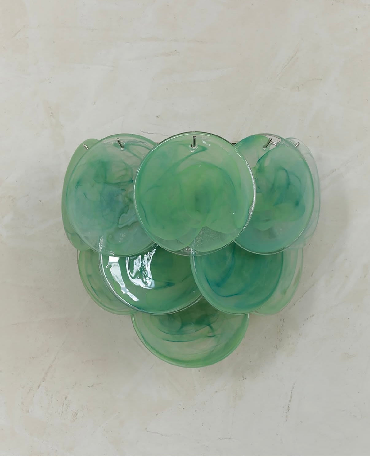 Murano vegglampe Disk 10 glass (2 stk) Murano Studio