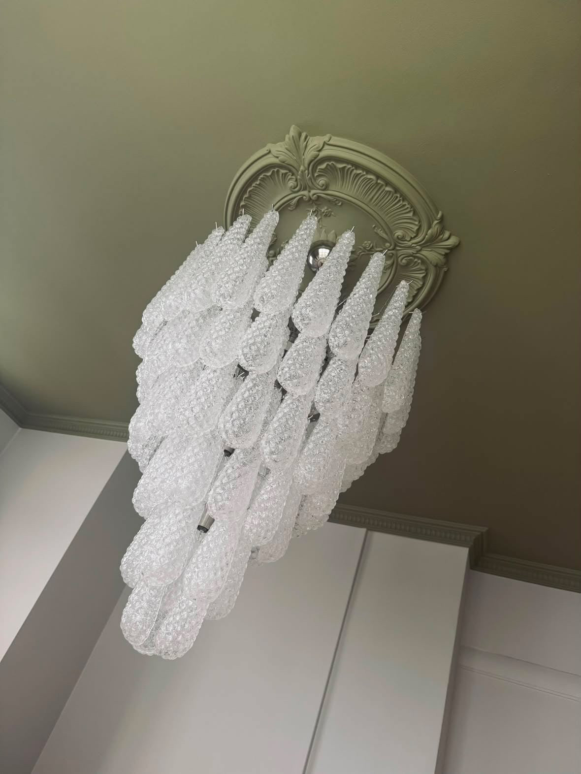 Murano Chandelier Drop 75 Glass