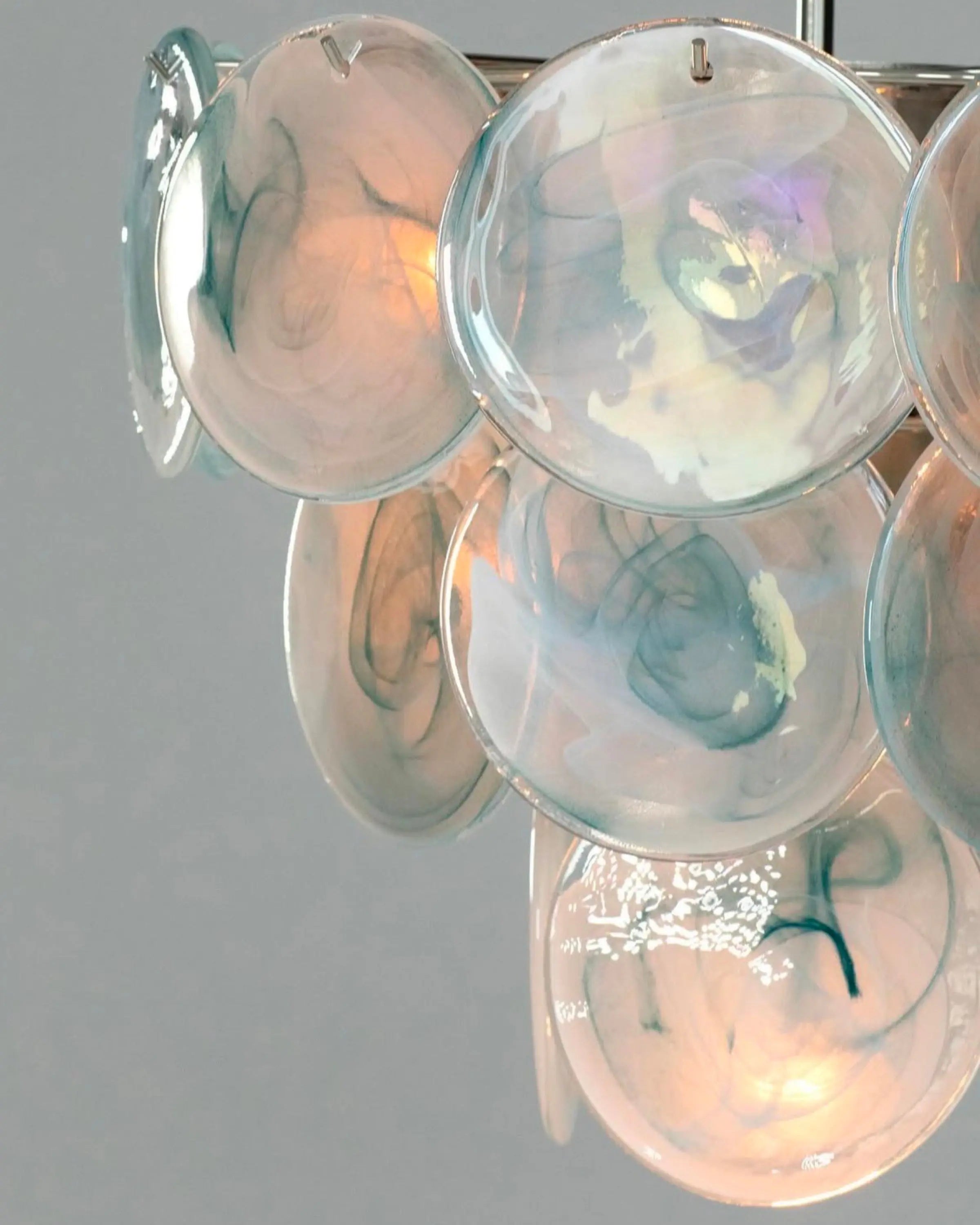 Murano Lysekrone Diskglass 23 Murano Studio