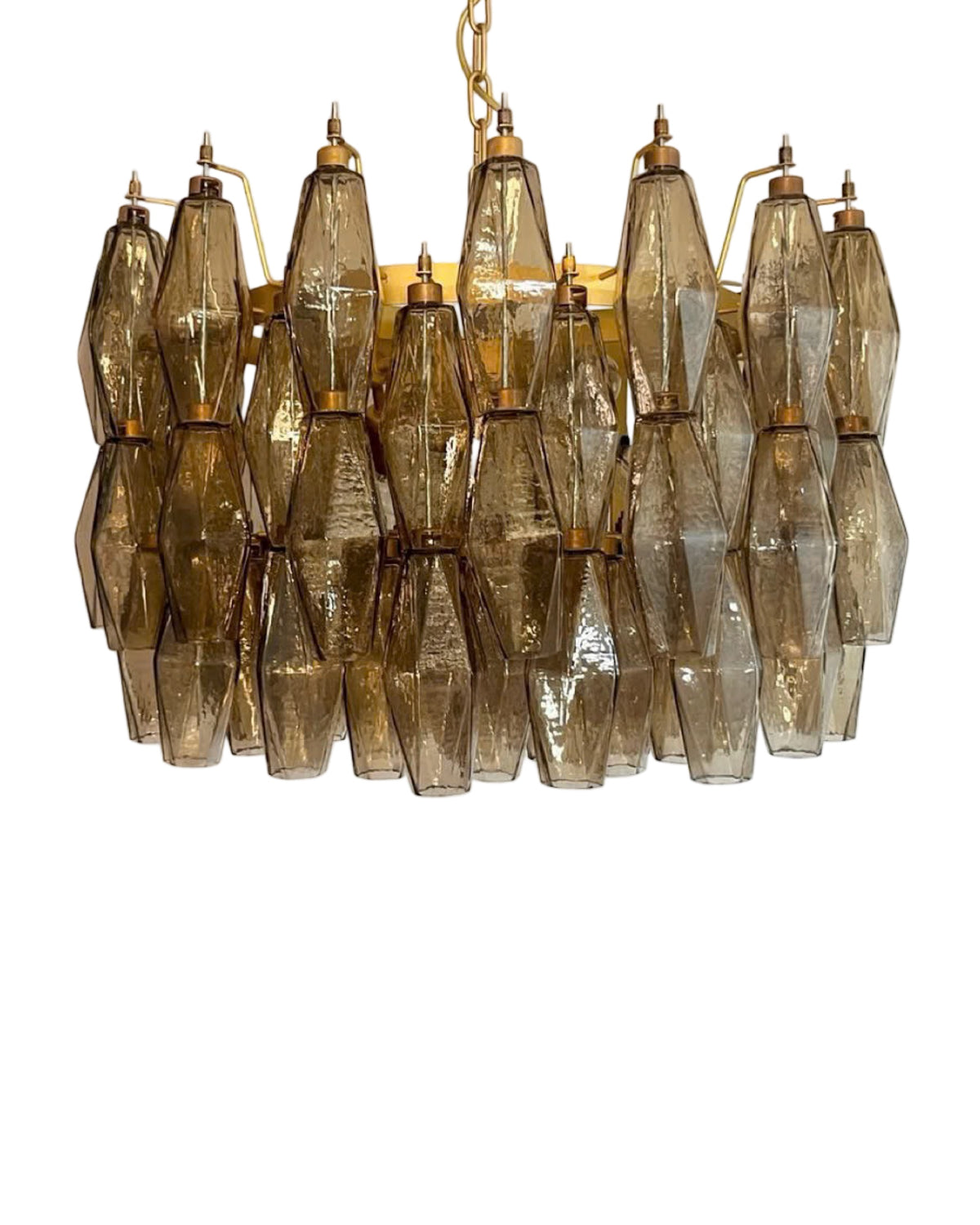 Murano Poliedri Lysekrone 107 glass