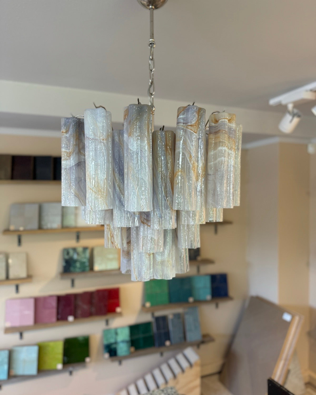Murano Chandelier 36 Glass Tubes