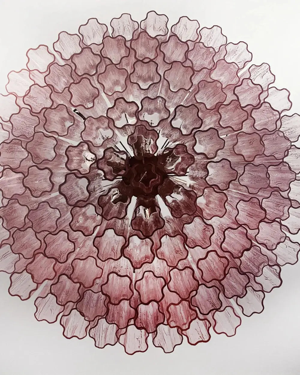 Murano Lysekrone 101 Glassrør Murano Studio