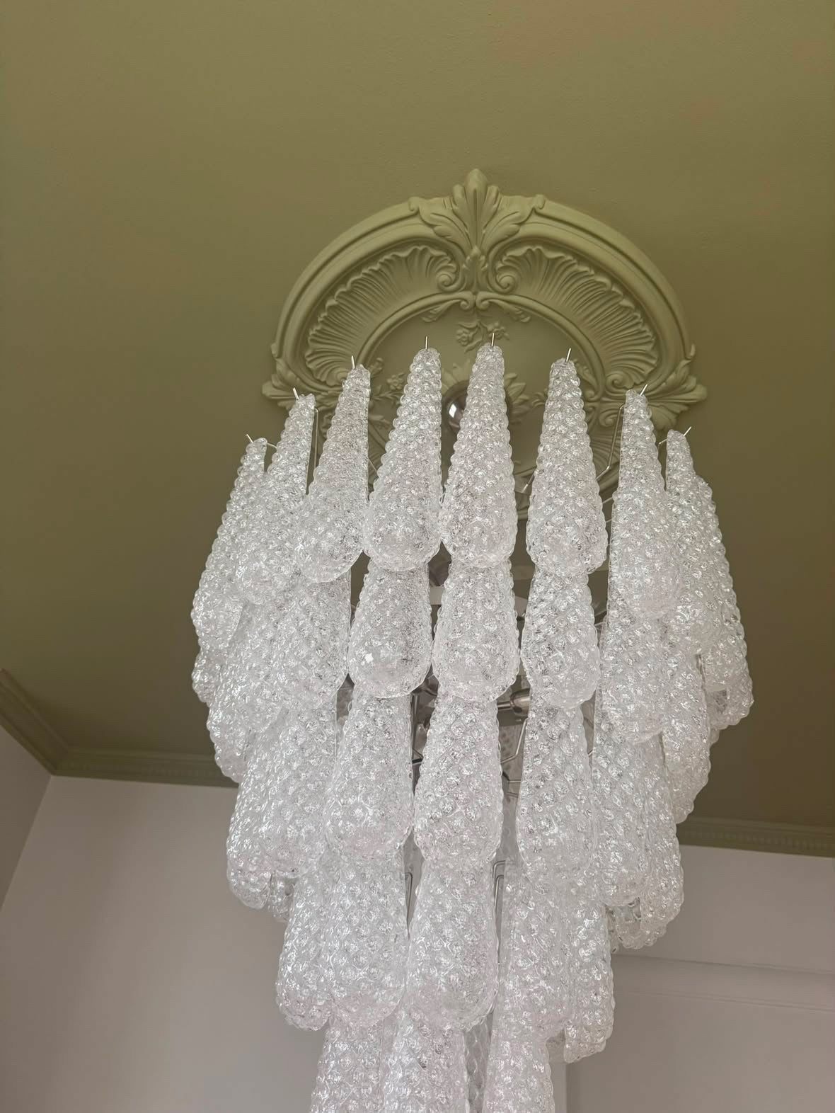 Murano Chandelier Drop 75 Glass