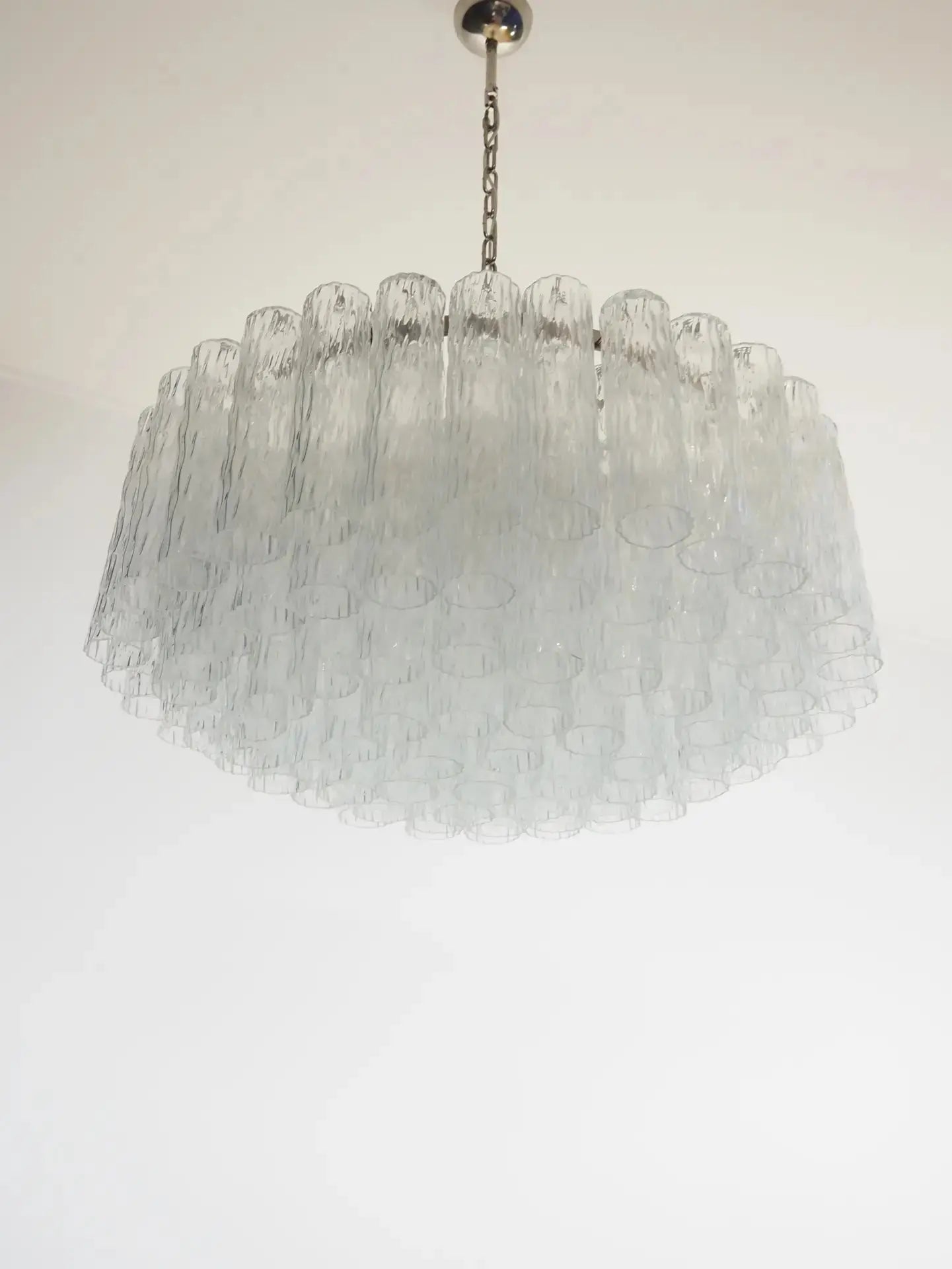 Murano Lysekrone Ice 101 Glassrør Murano Studio