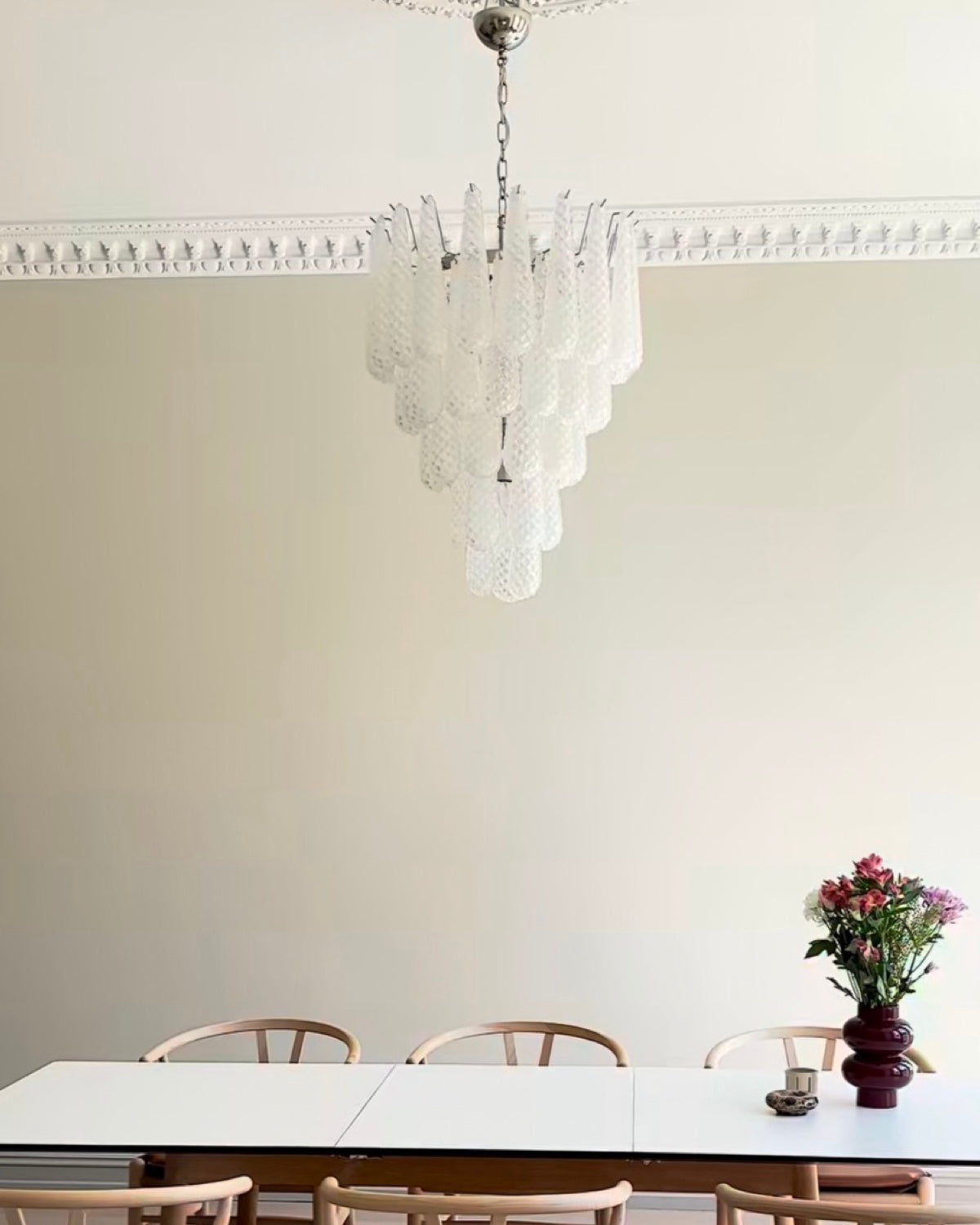 Murano Chandelier Drop 52 Glass
