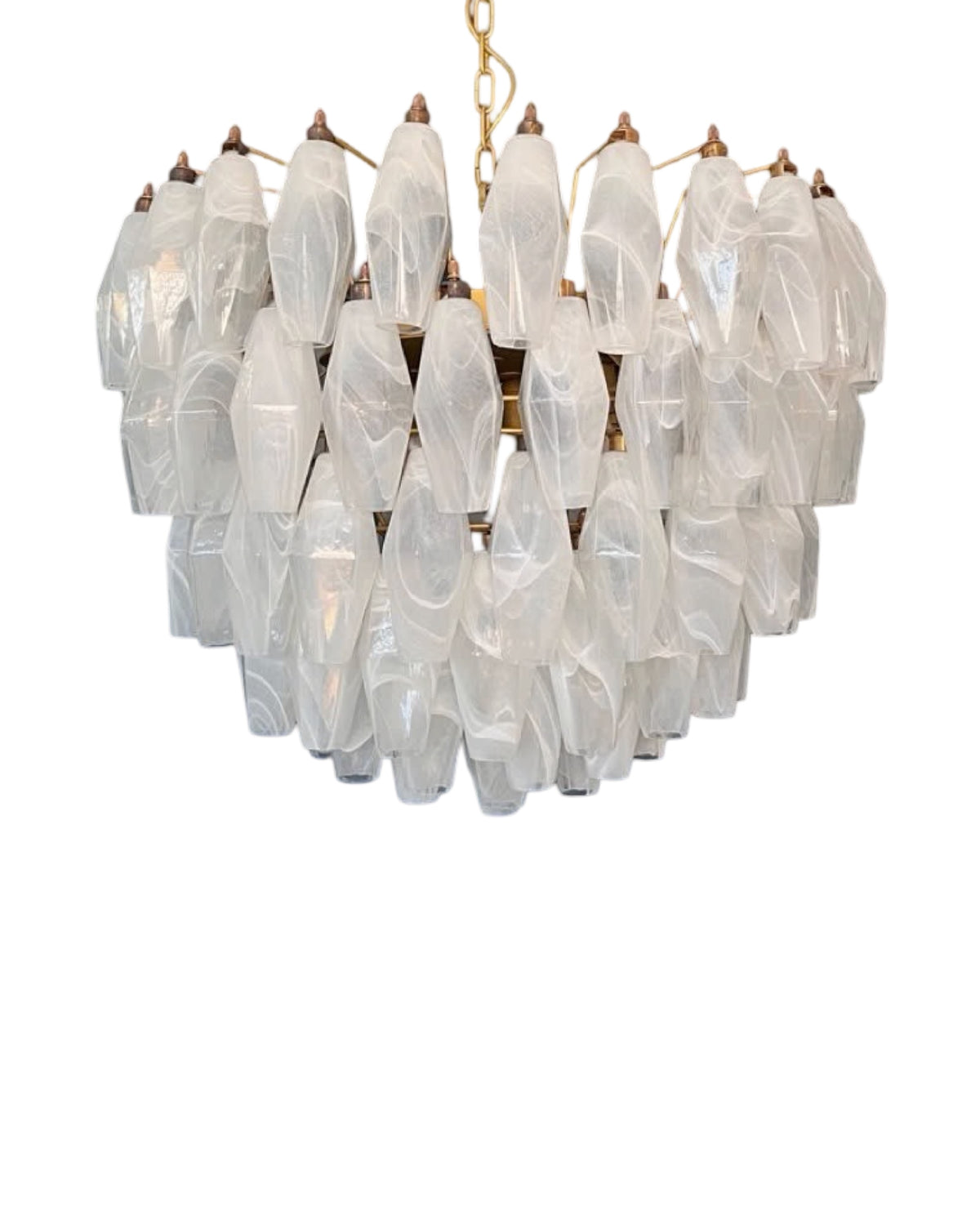 Murano Poliedri Lysekrone 111 glass