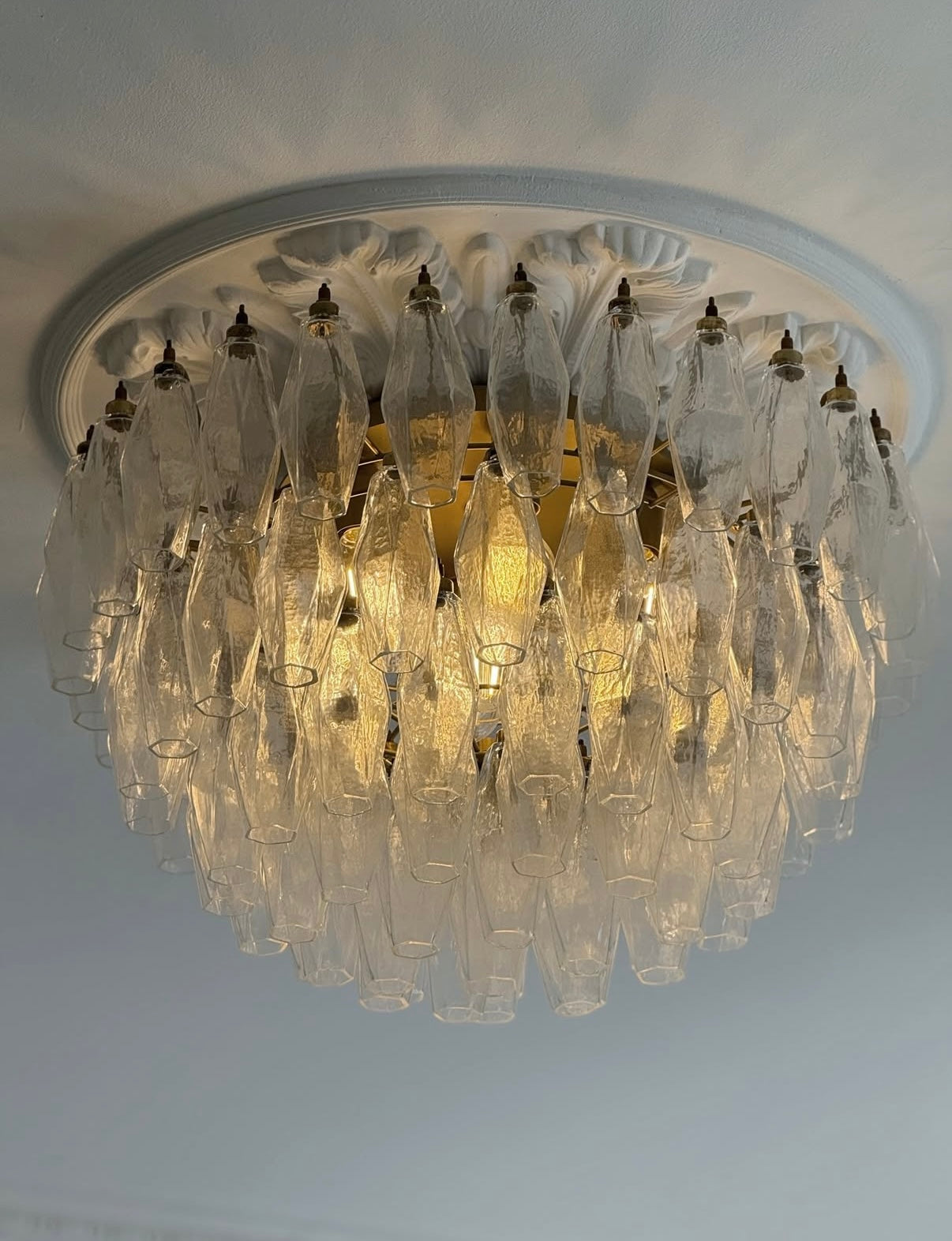 Murano Poliedri Chandelier - 84 glass
