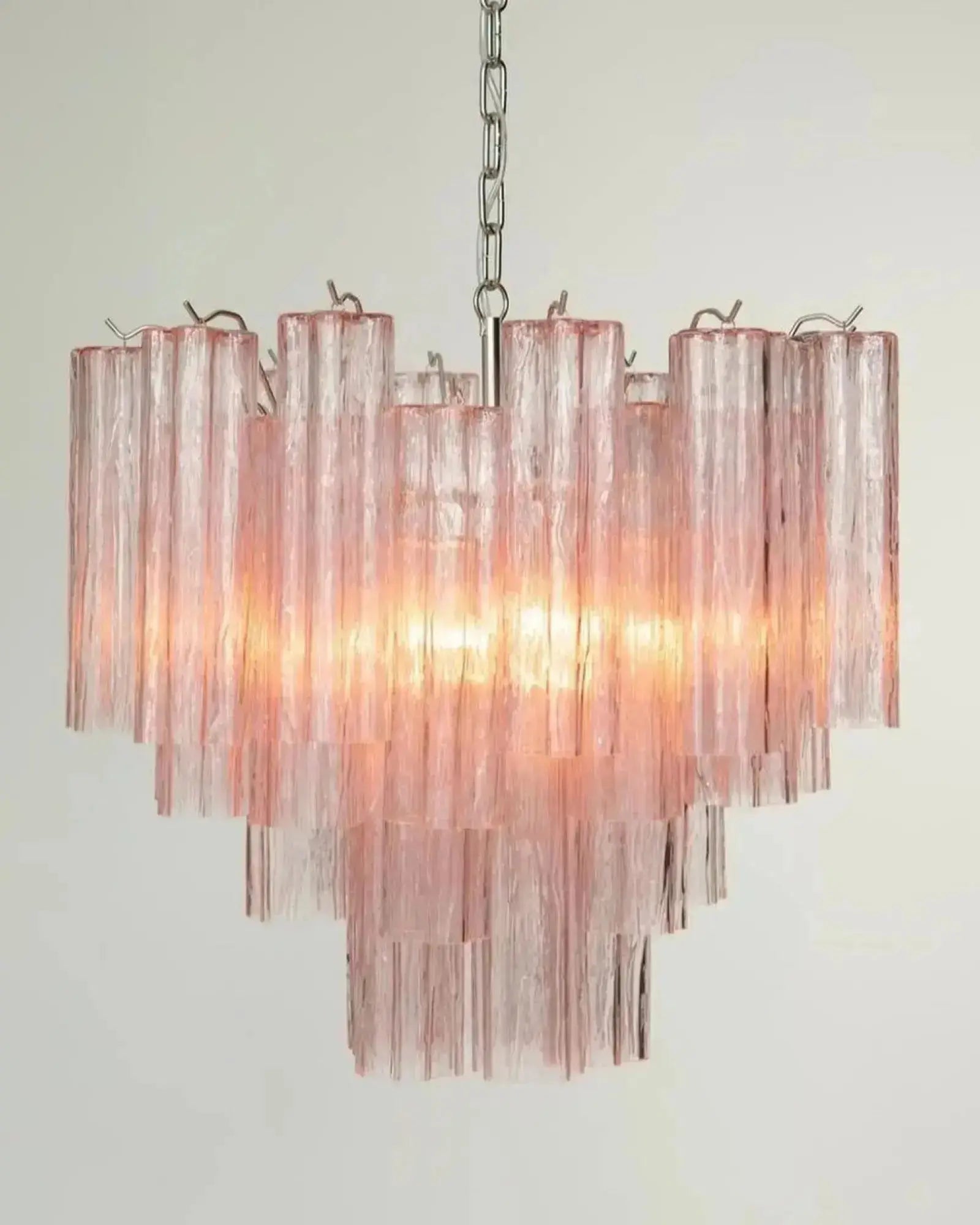 Murano Lysekrone 36 Glassrør Murano Studio