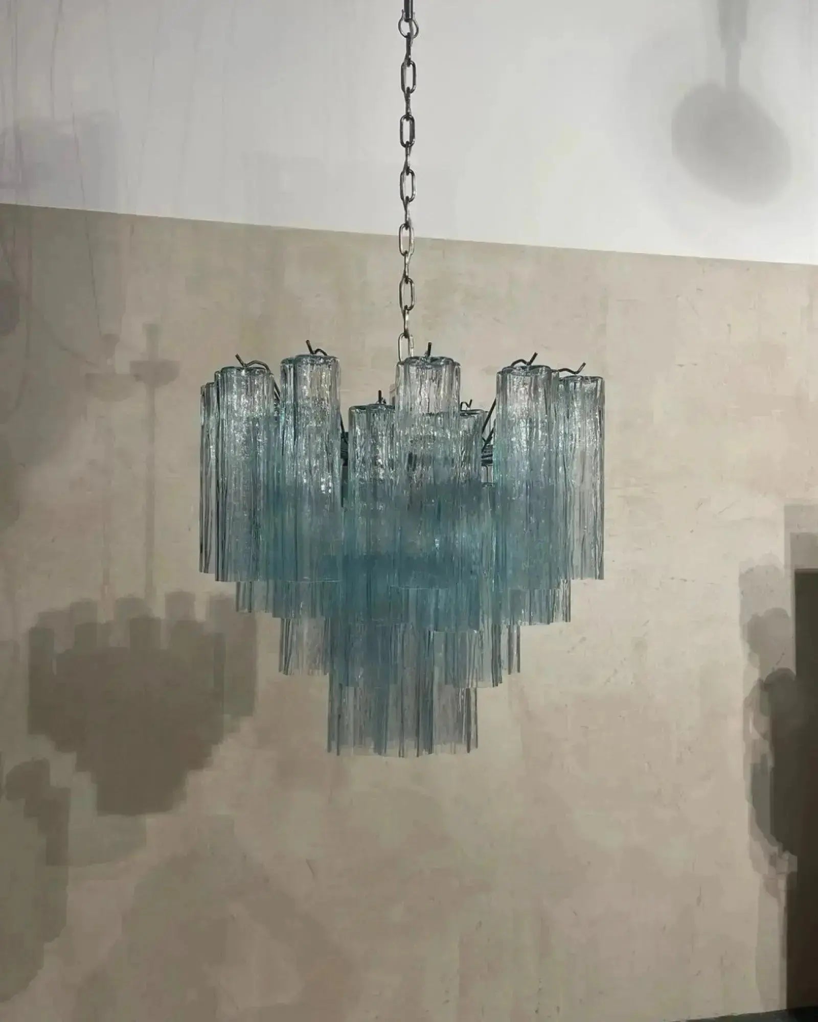 Murano Lysekrone 36 Glassrør Murano Studio