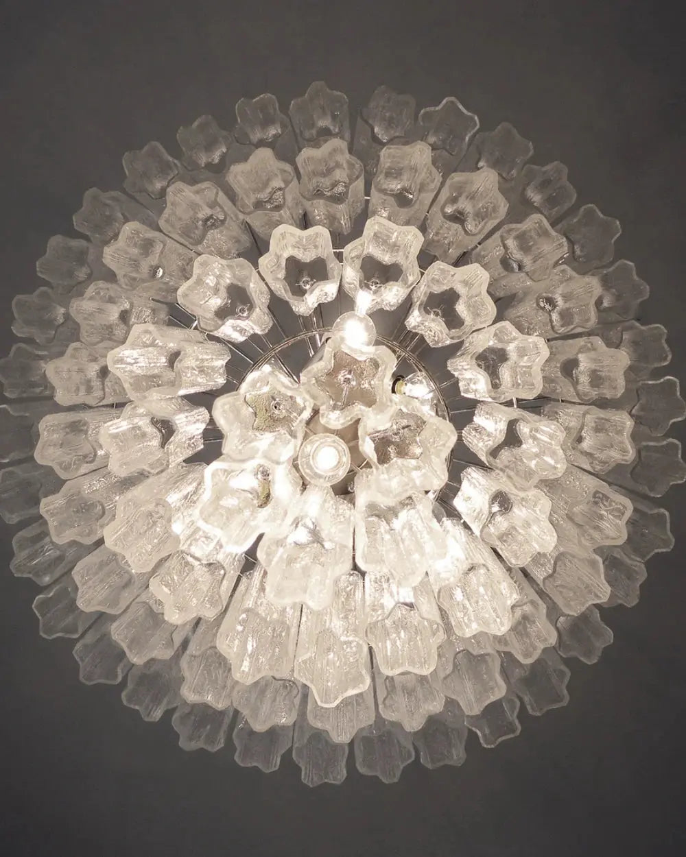 Murano Lysekrone 78 Glassrør Murano Studio