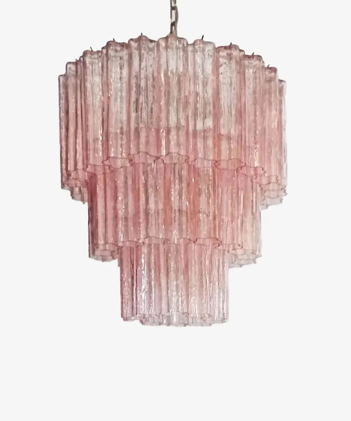 Murano Lysekrone 52 Glassrør Murano Studio