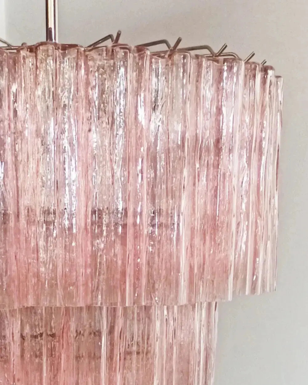 Murano Lysekrone 52 Glassrør Murano Studio