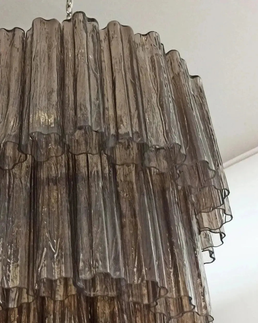 Murano Lysekrone 52 Glassrør Murano Studio