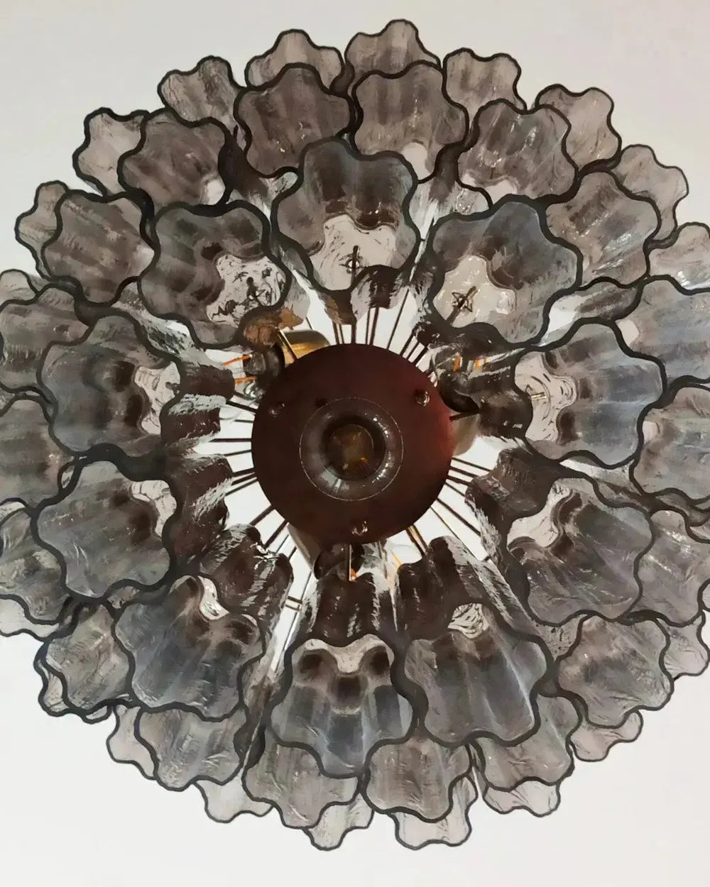 Murano Lysekrone 52 Glassrør Murano Studio