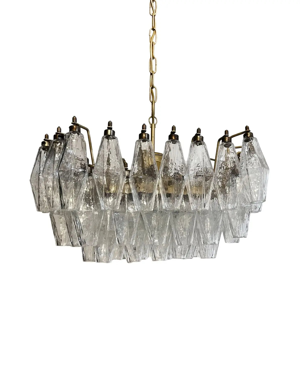 Poliedri 56 glass Murano Studio