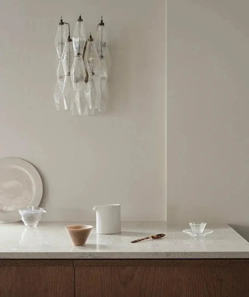 Murano vegglampe poliedri 16 glass (2 stk) Murano Studio