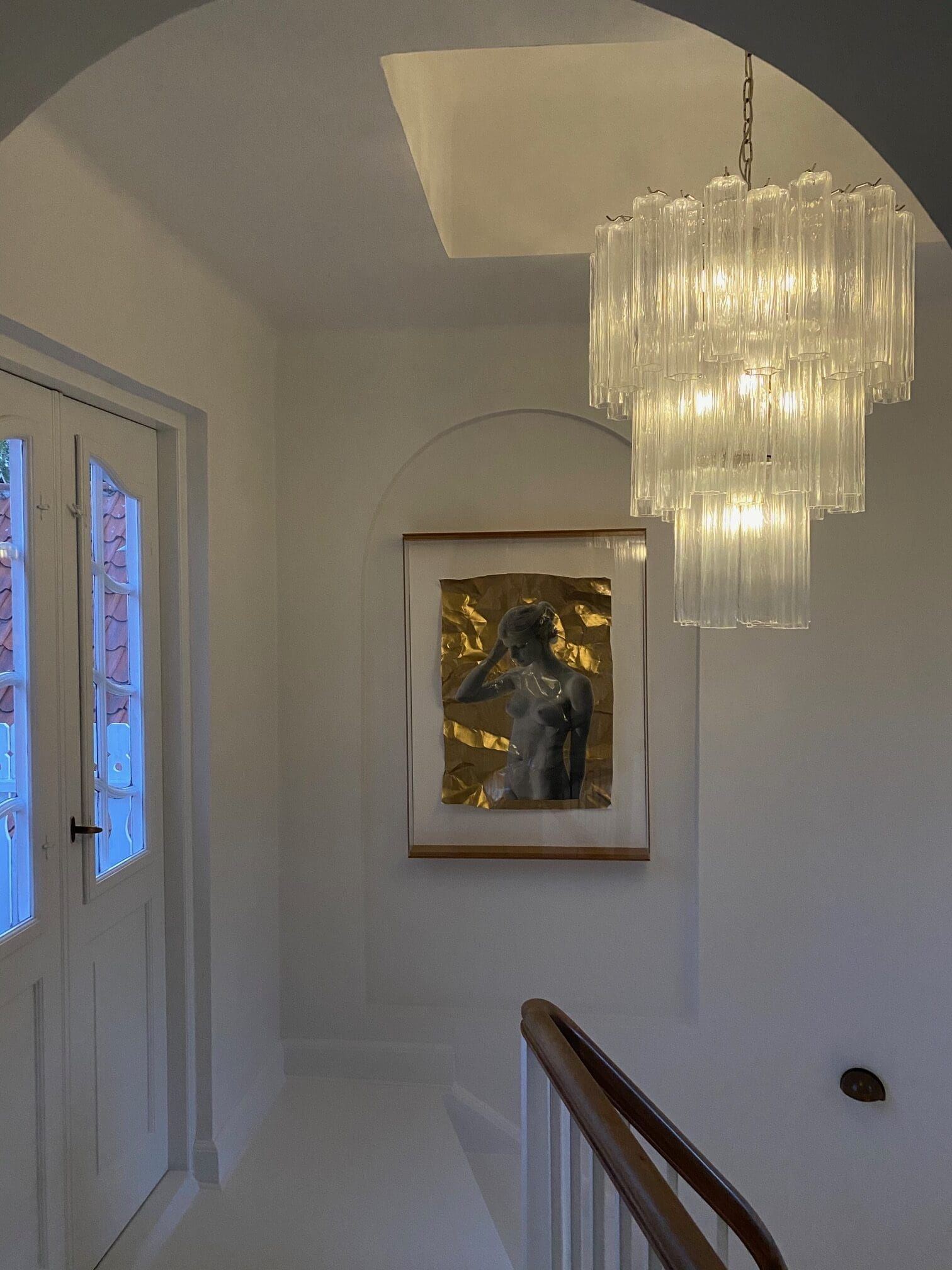 Murano Chandelier 48 Glass Tubes