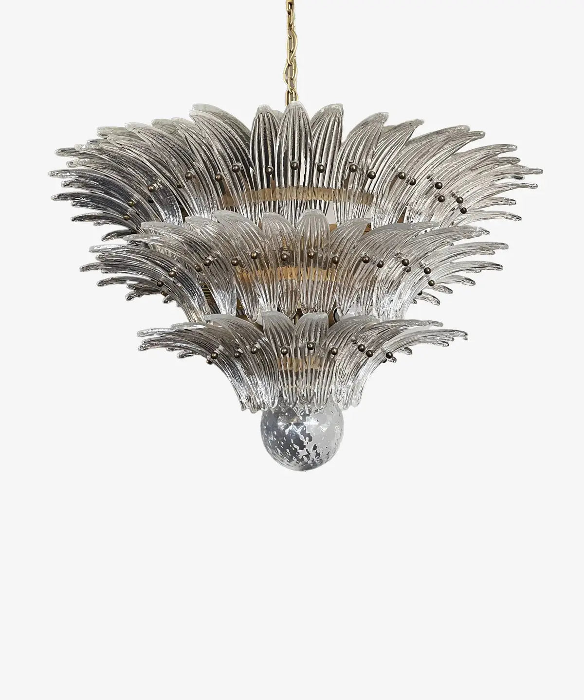 Murano Lysekrone Palmette 104 glass Murano Studio