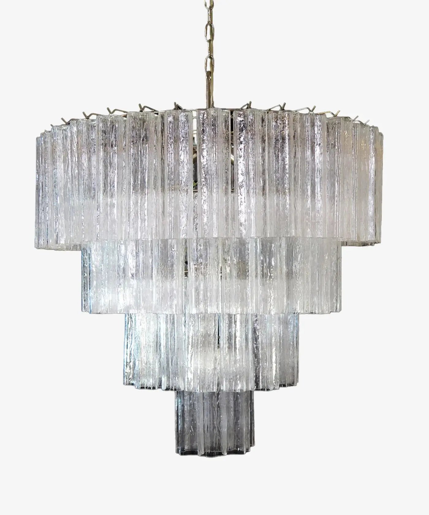 Murano Lysekrone 78 Glassrør Murano Studio